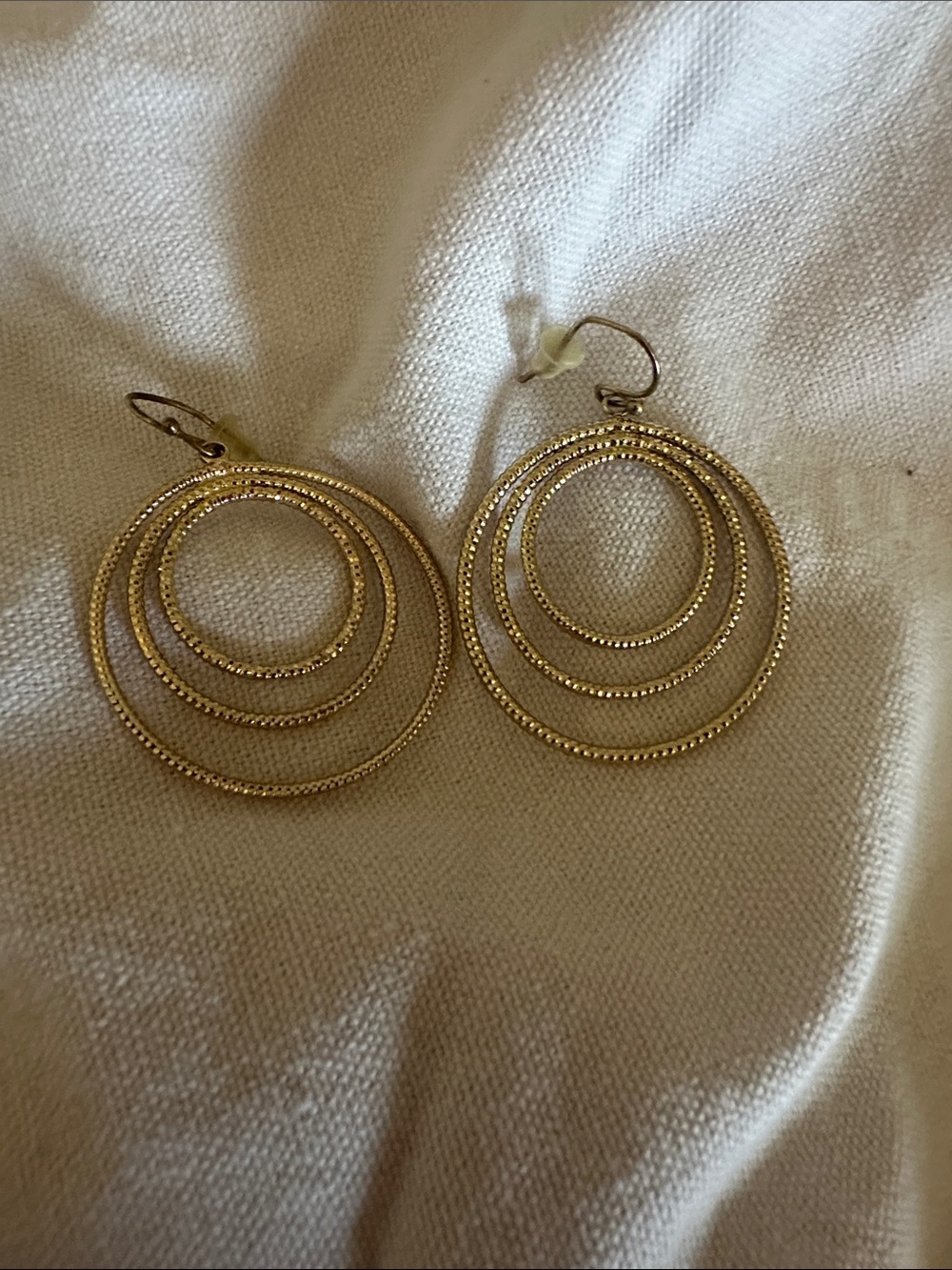 **BUNDLE 3 ITEMS FOR $12!!! Gold Multi-Hoop Dangle Earrings - Women Jewelry